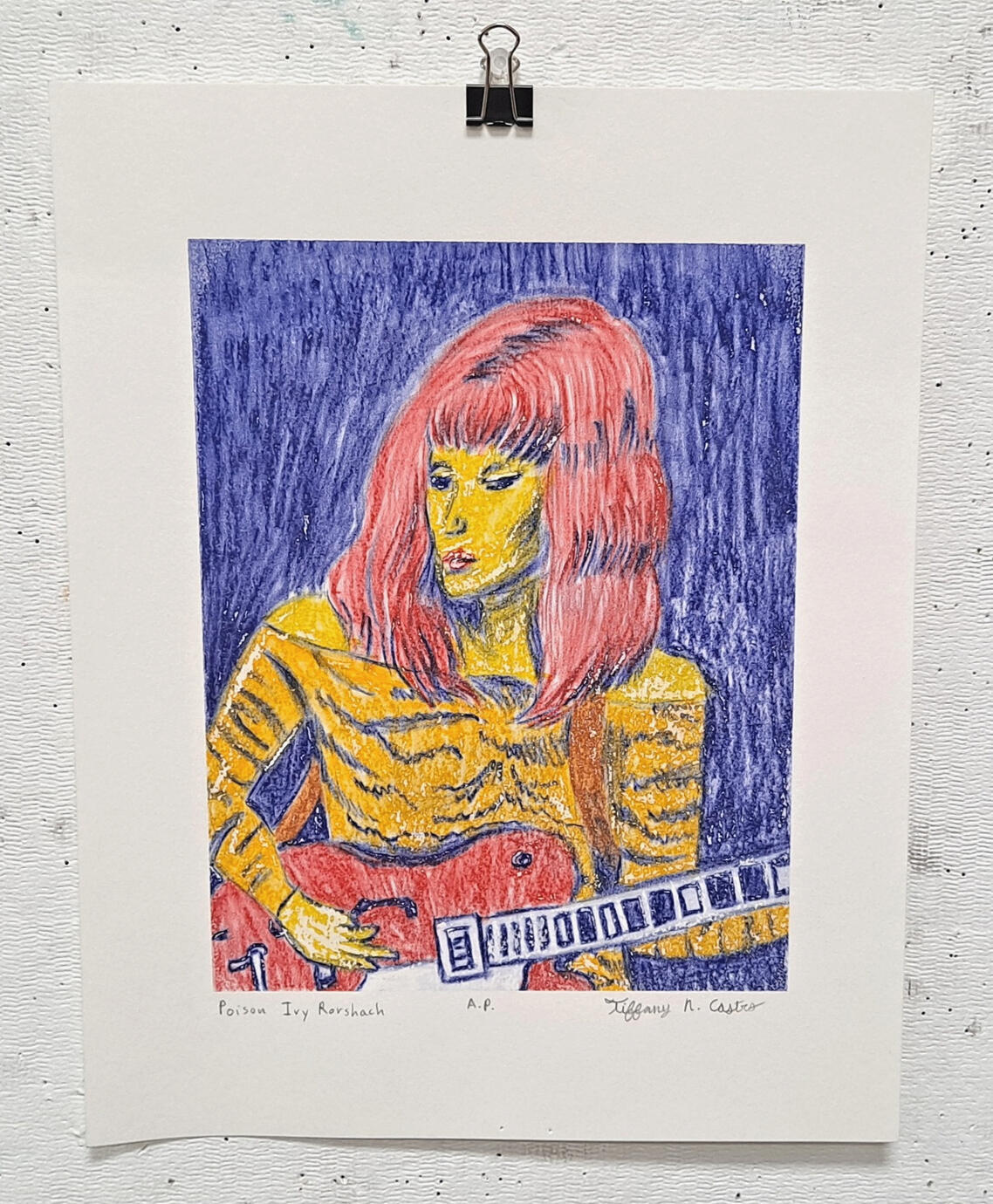 Poison Ivy Rorschach (of The Cramps), Artist&#39;s proof